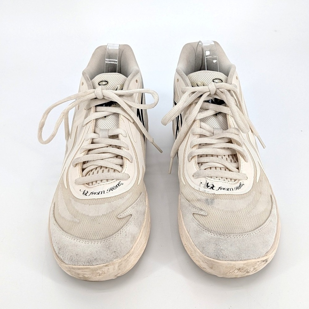 Puma MB.01 Lo LaMelo Ball Not From Here White Black Basketball Shoes Mens 12 - Picture 4 of 8